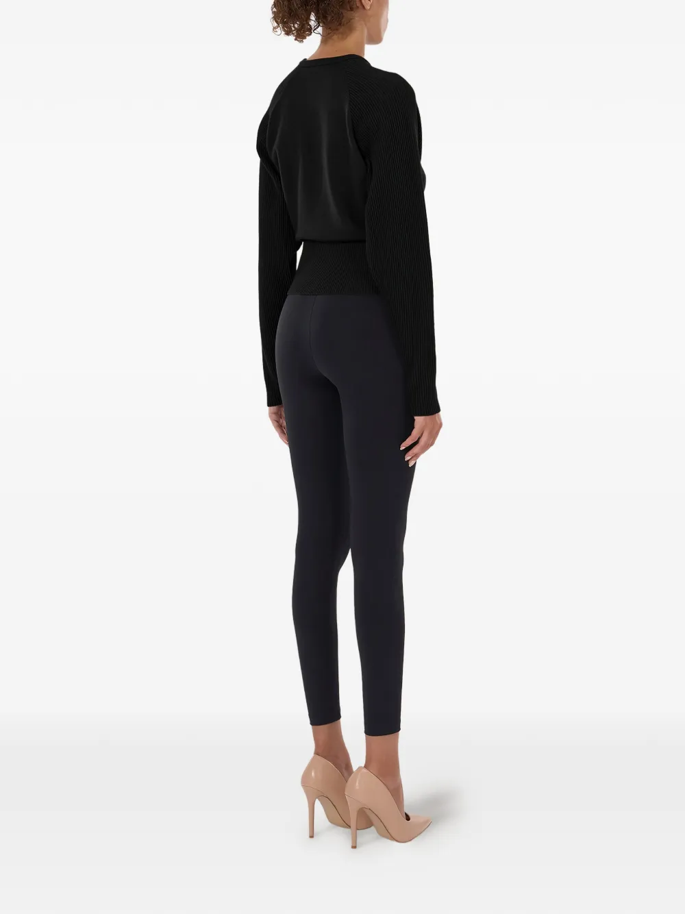 Wolford Geribbeld vest Zwart