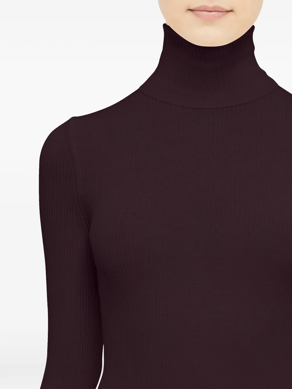 Wolford Geribbelde coltrui Paars