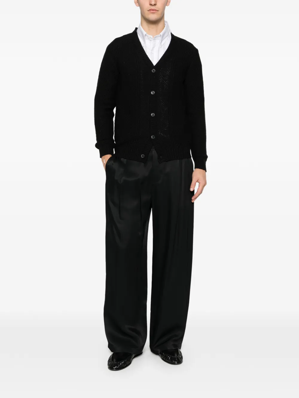 IMPERIAL button-fastening textured cardigan | Cardigans | Image 2