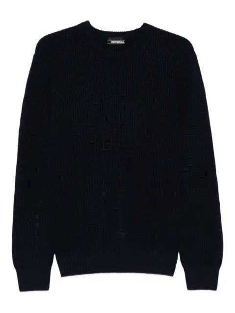 IMPERIAL ribbed crew-neck sweater