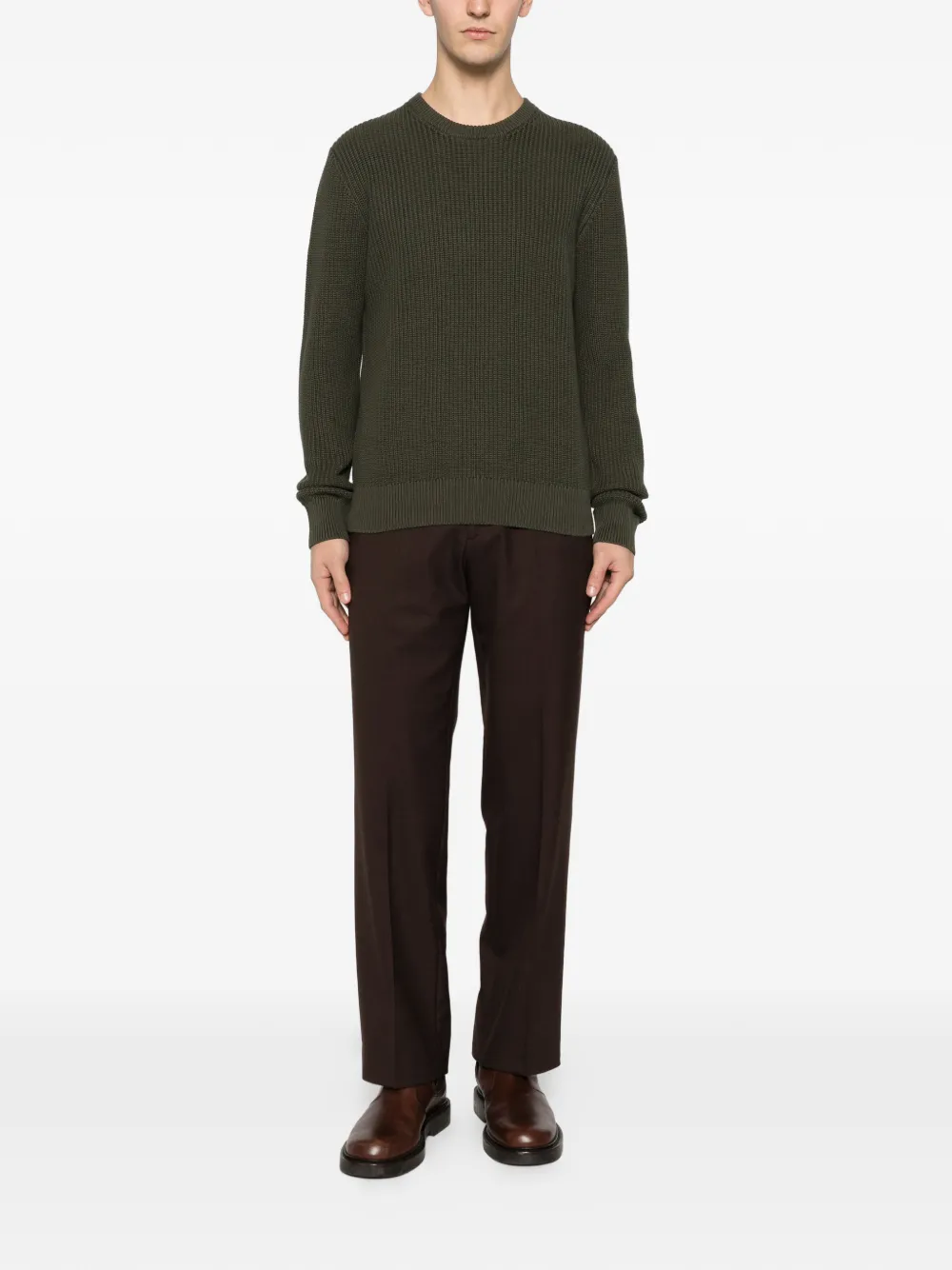 IMPERIAL ribbed sweater - Groen