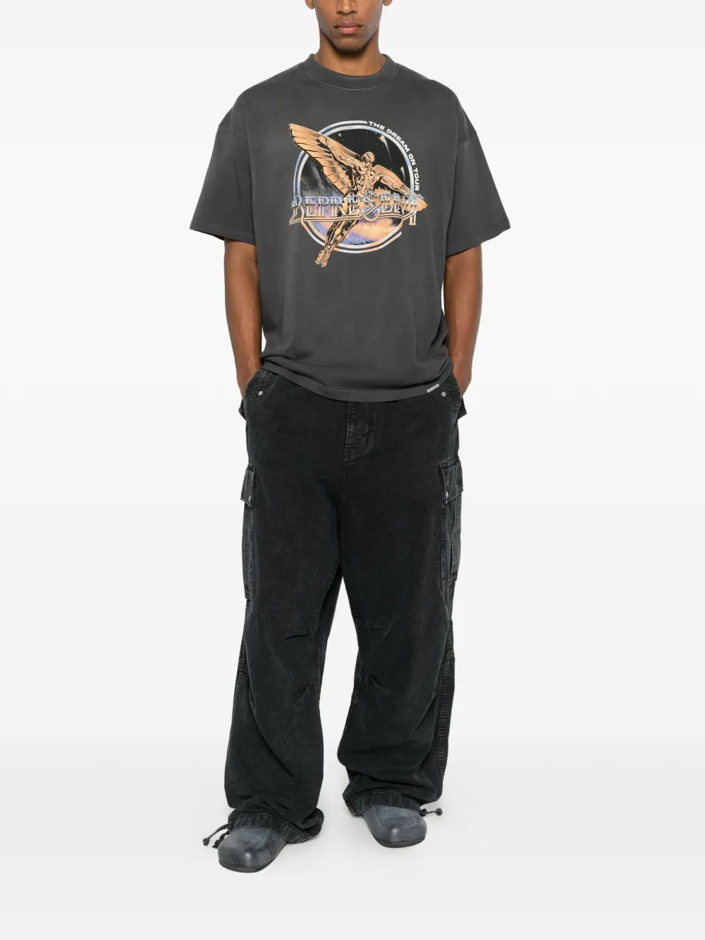 Represent Golden Tour T-shirt met grafische print - Grijs