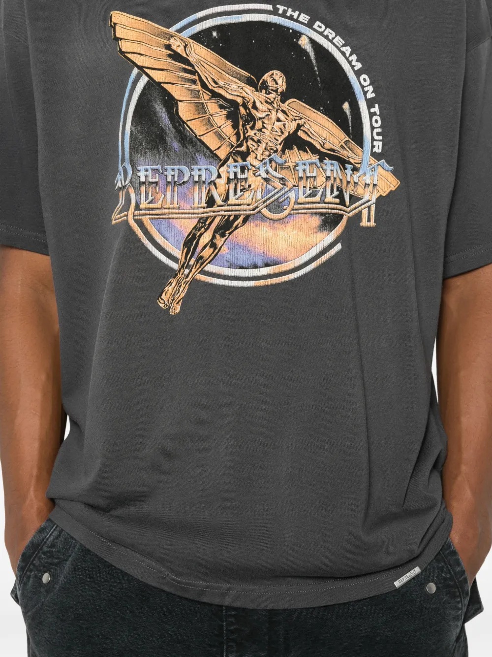 GOLDEN TOUR 图案印花T恤