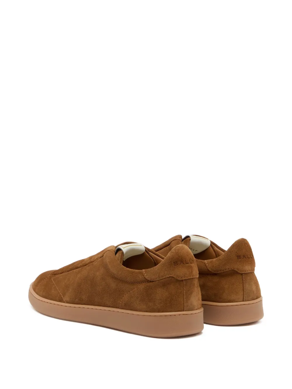 Bally Retro Crest Suede Sneakers In Brown