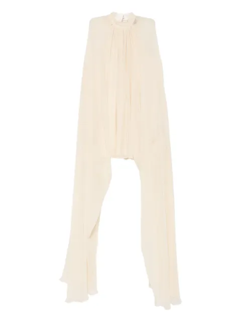 Taller Marmo gathered halterneck mini dress