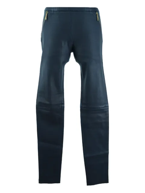 PUCCI Pre-Owned zip leather trousers