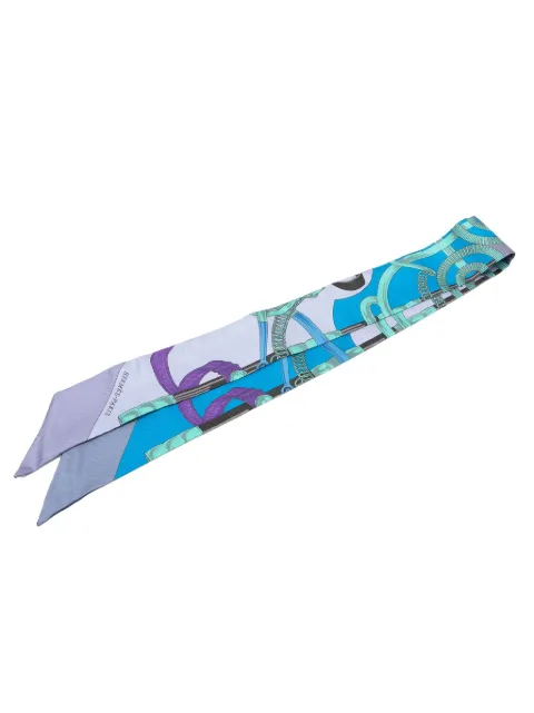 Hermès Pre-Owned foulard Éperon D'Or Silk Twilly (2010-2020)