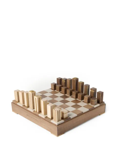 Brunello Cucinelli wooden chess set