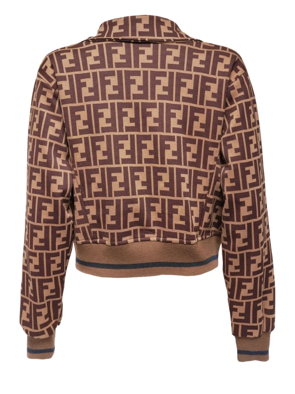 Fendi Pre-Owned 1990-2010s Zucca-patterned jacket | Image 2