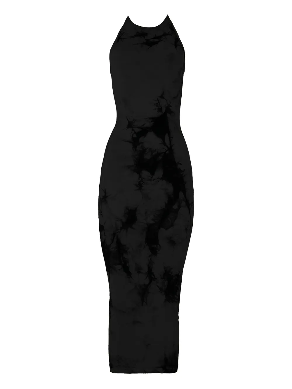 Wolford Abito con fantasia tie dye - Nero