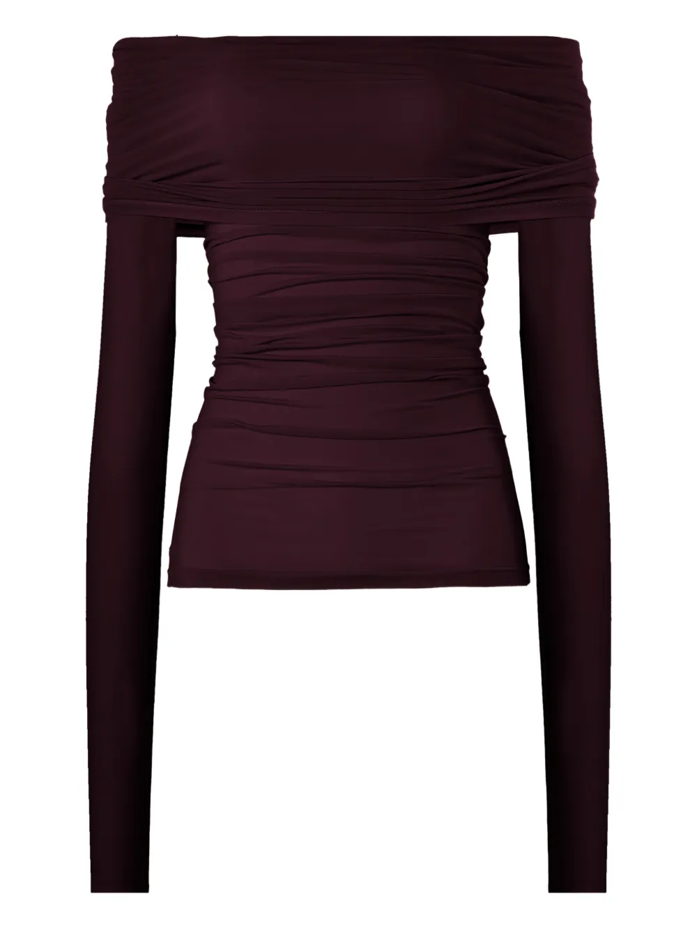 Wolford draped long-sleeve top - Viola