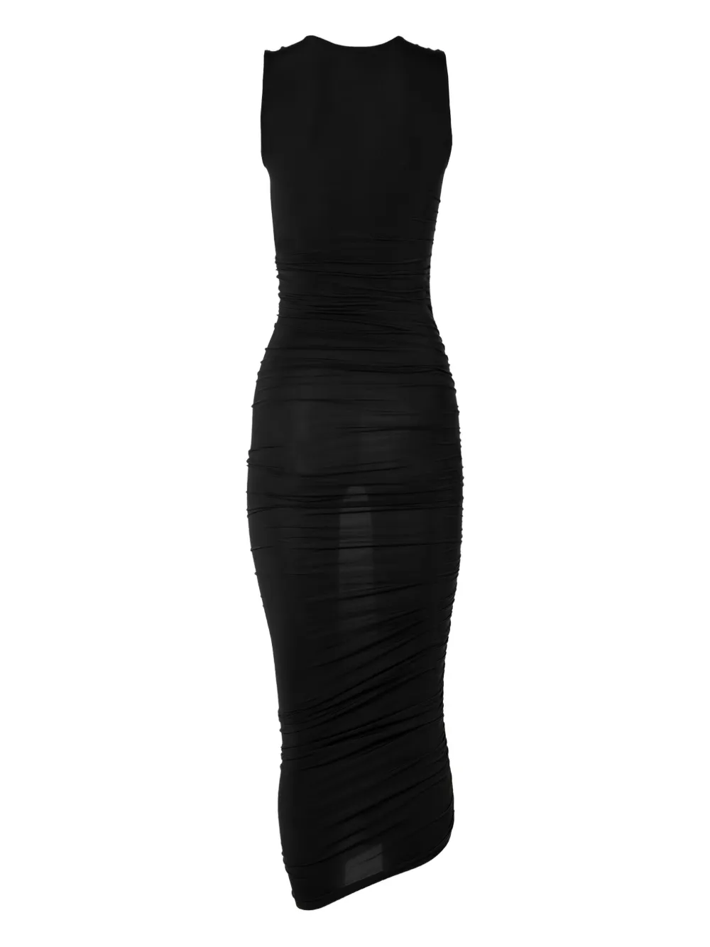 Wolford Doorzichtige gedrapeerde jurk Zwart