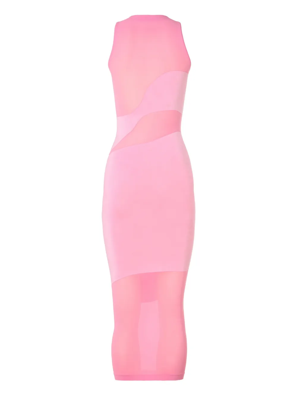 Wolford Midi-jurk met vlakken Roze