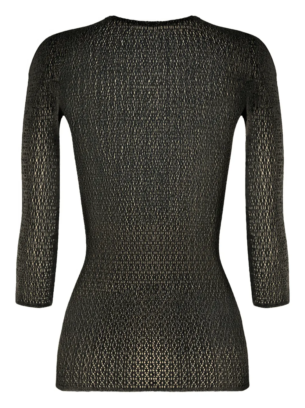 Wolford Net top met lange mouwen Zwart
