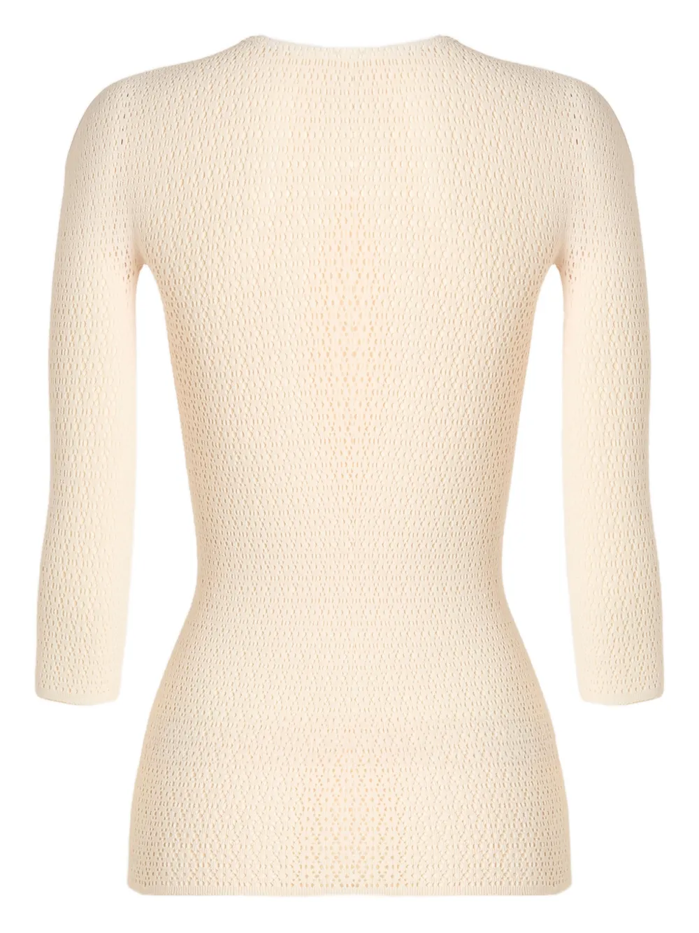 Wolford Daisy net top Beige