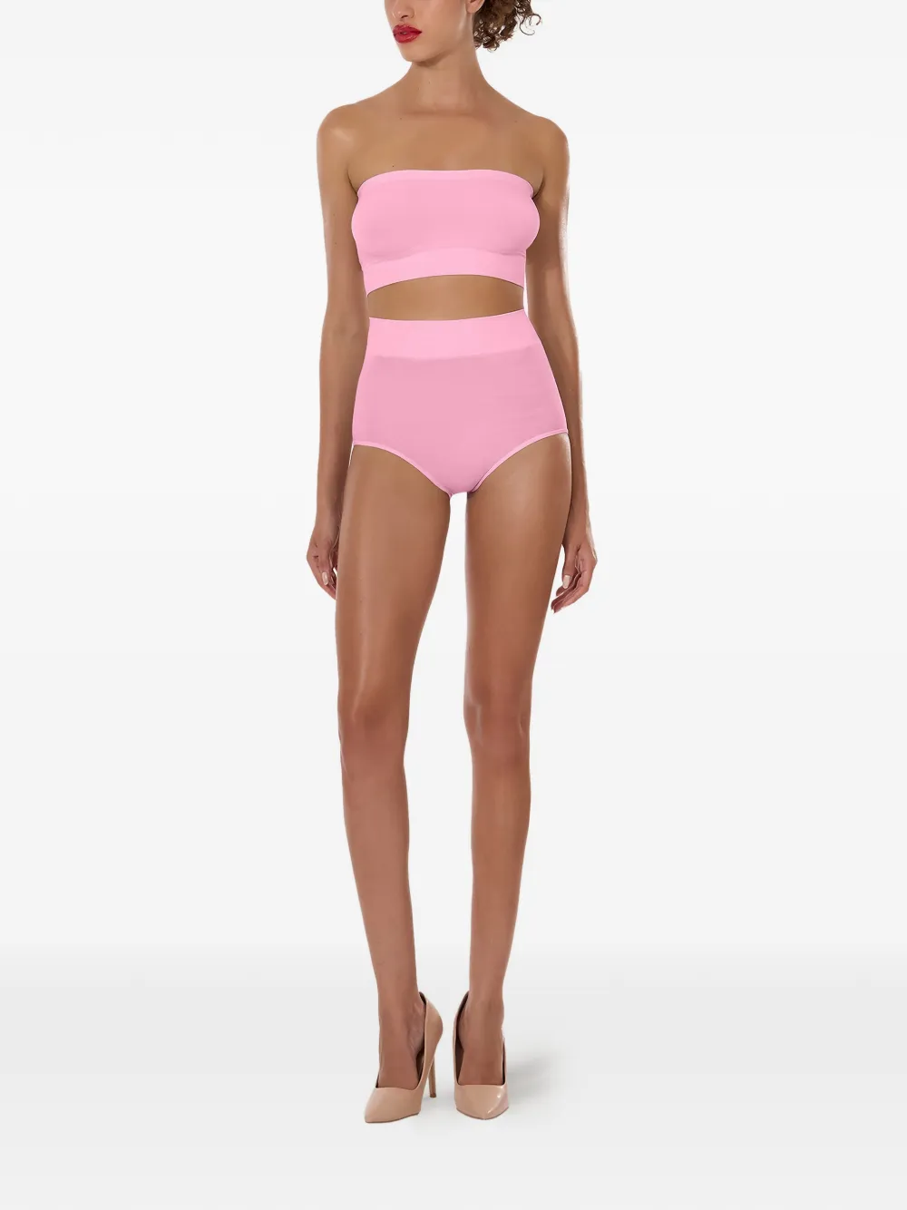 Wolford Naadloze bandeau top Roze
