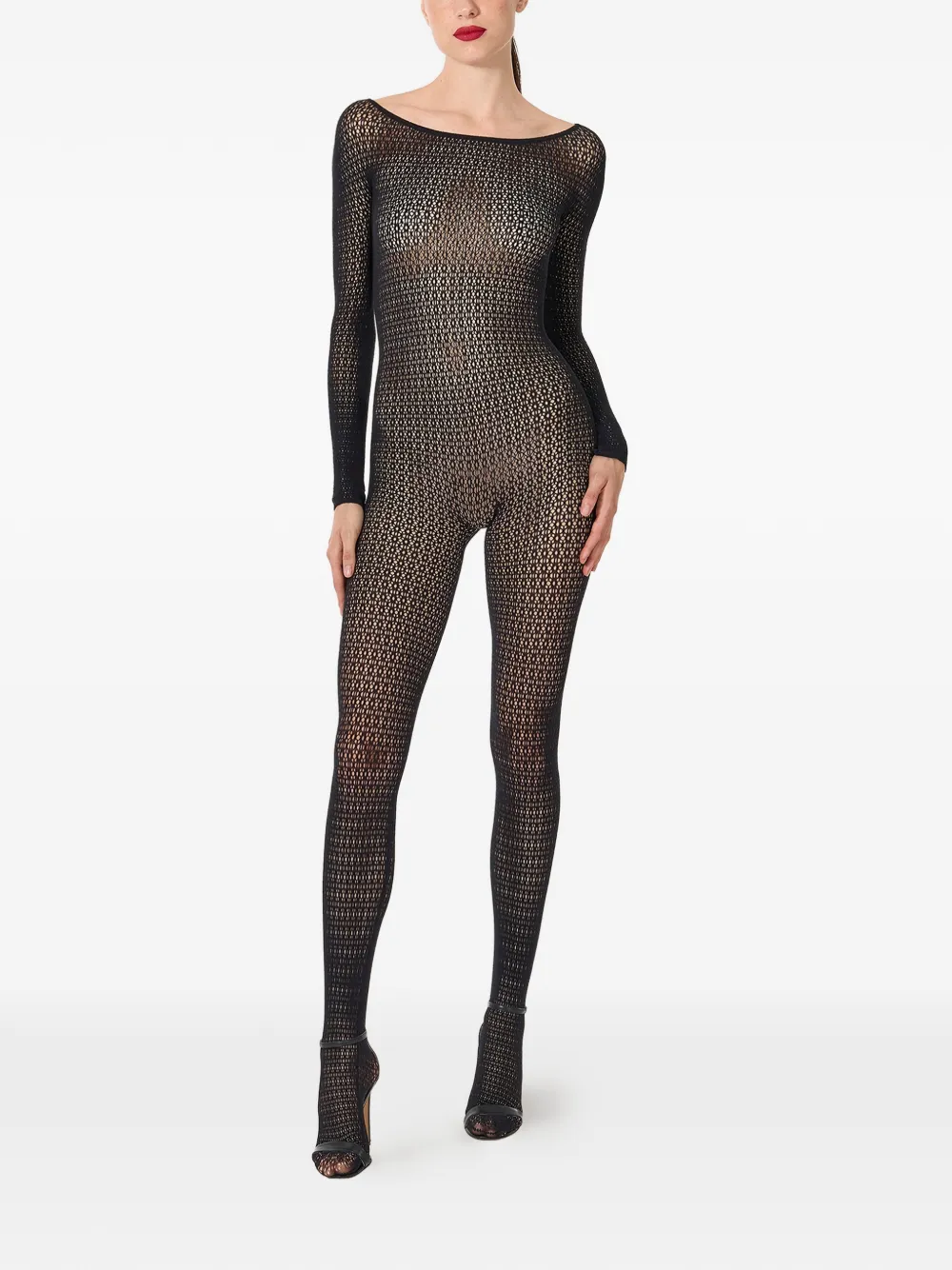 Wolford Daisy catsuit Zwart