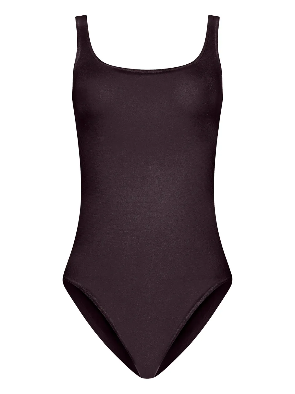 Wolford Body Jamaika con scollo quadrato - Viola