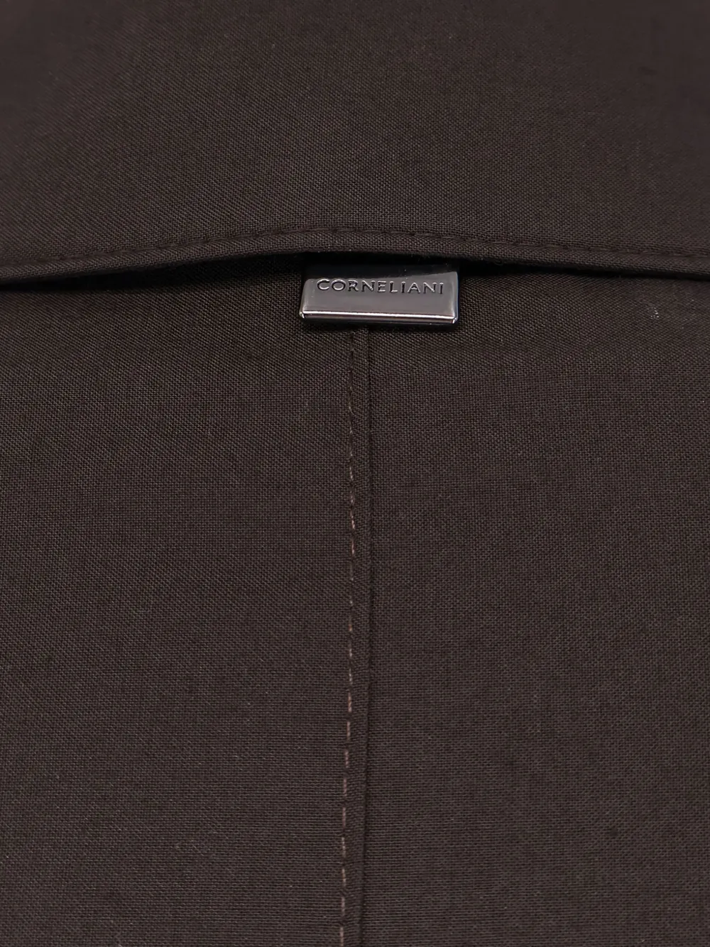 Corneliani Water-resistant Overcoat In Brown
