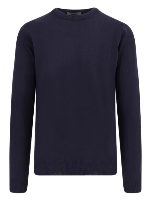 Corneliani crew neck ribbed sweatshirt