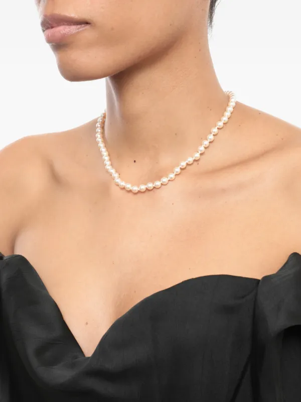 Vivienne Westwood オーブ パール ネックレス | ホワイト | FARFETCH JP