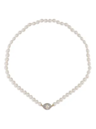 Vivienne Westwood オーブ パール ネックレス | ホワイト | FARFETCH JP