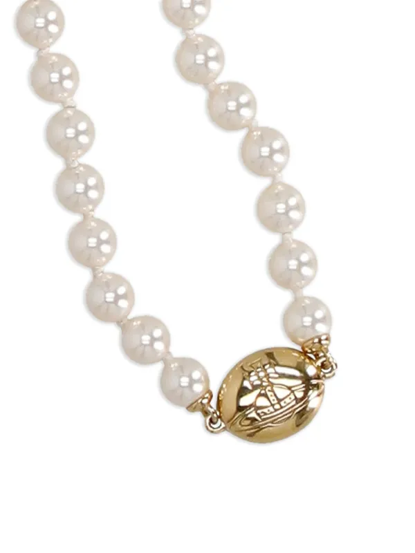 Vivienne Westwood オーブ パール ネックレス | ホワイト | FARFETCH JP