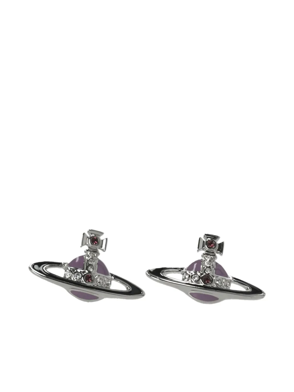 Vivienne Westwood orb stud earrings - Argento
