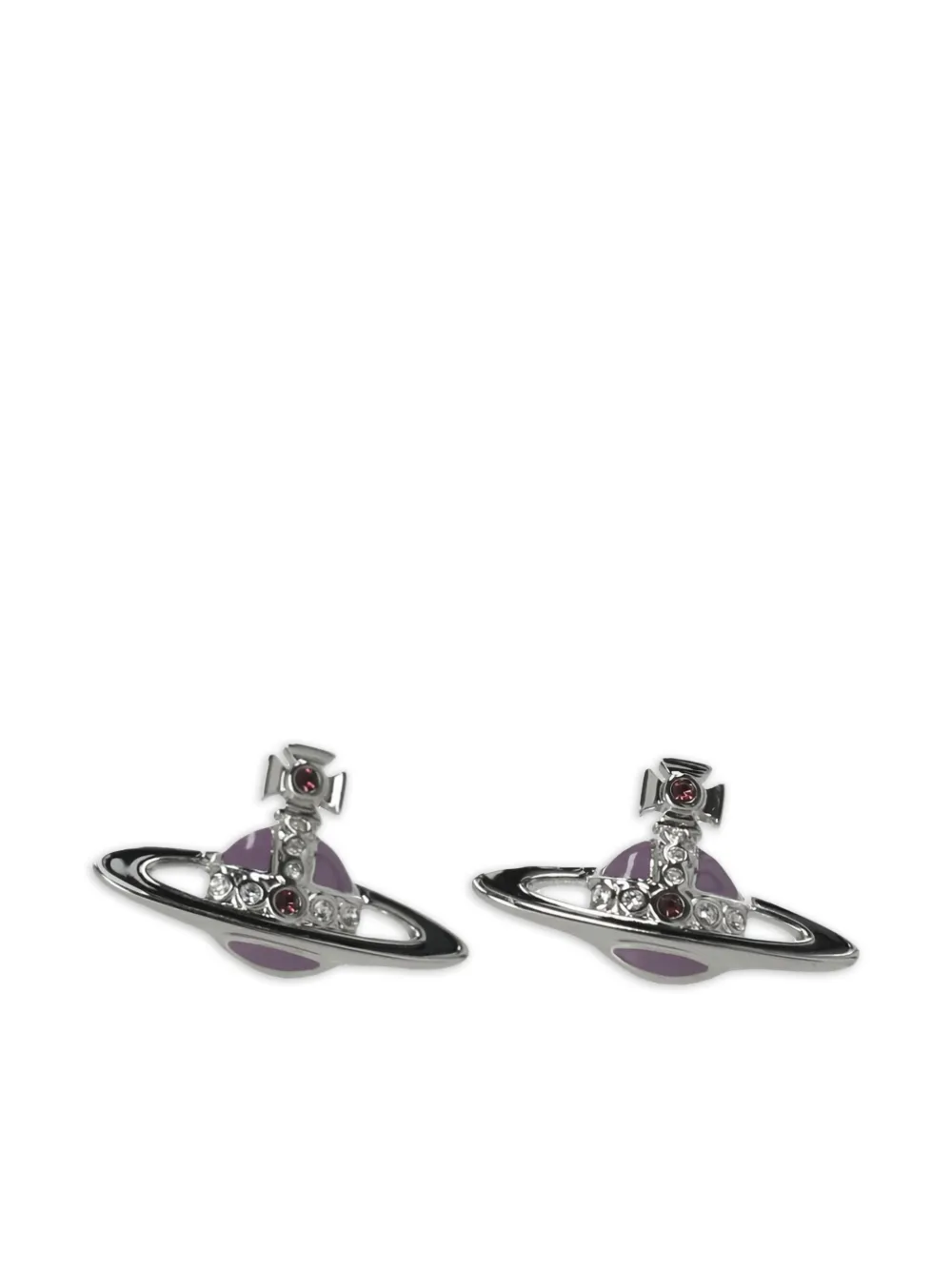 Vivienne Westwood orb stud earrings - Argento