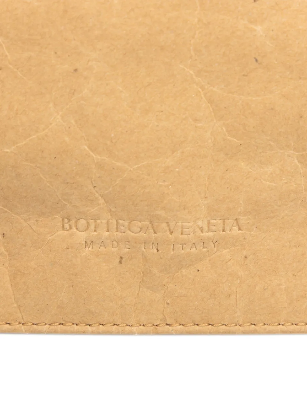 Pre-owned Bottega Veneta 2012-2025 Kraft Paper Bv Twist Handbag In Brown