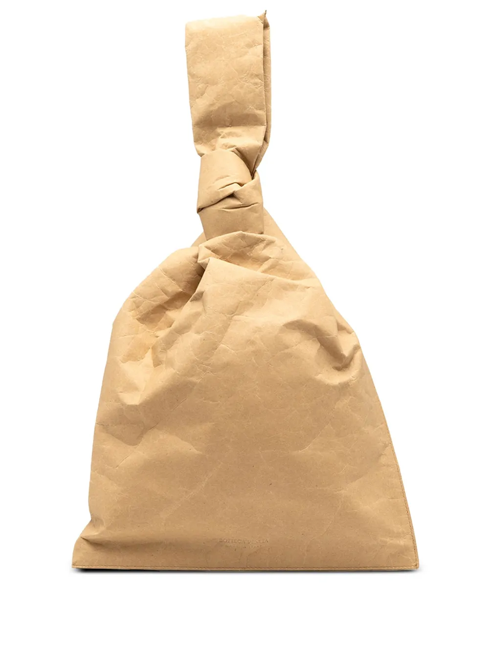 Bottega Veneta Pre-Owned 2012-2025 クラフト ペーパー BV ツイスト ハンドバッグ - ブラウン