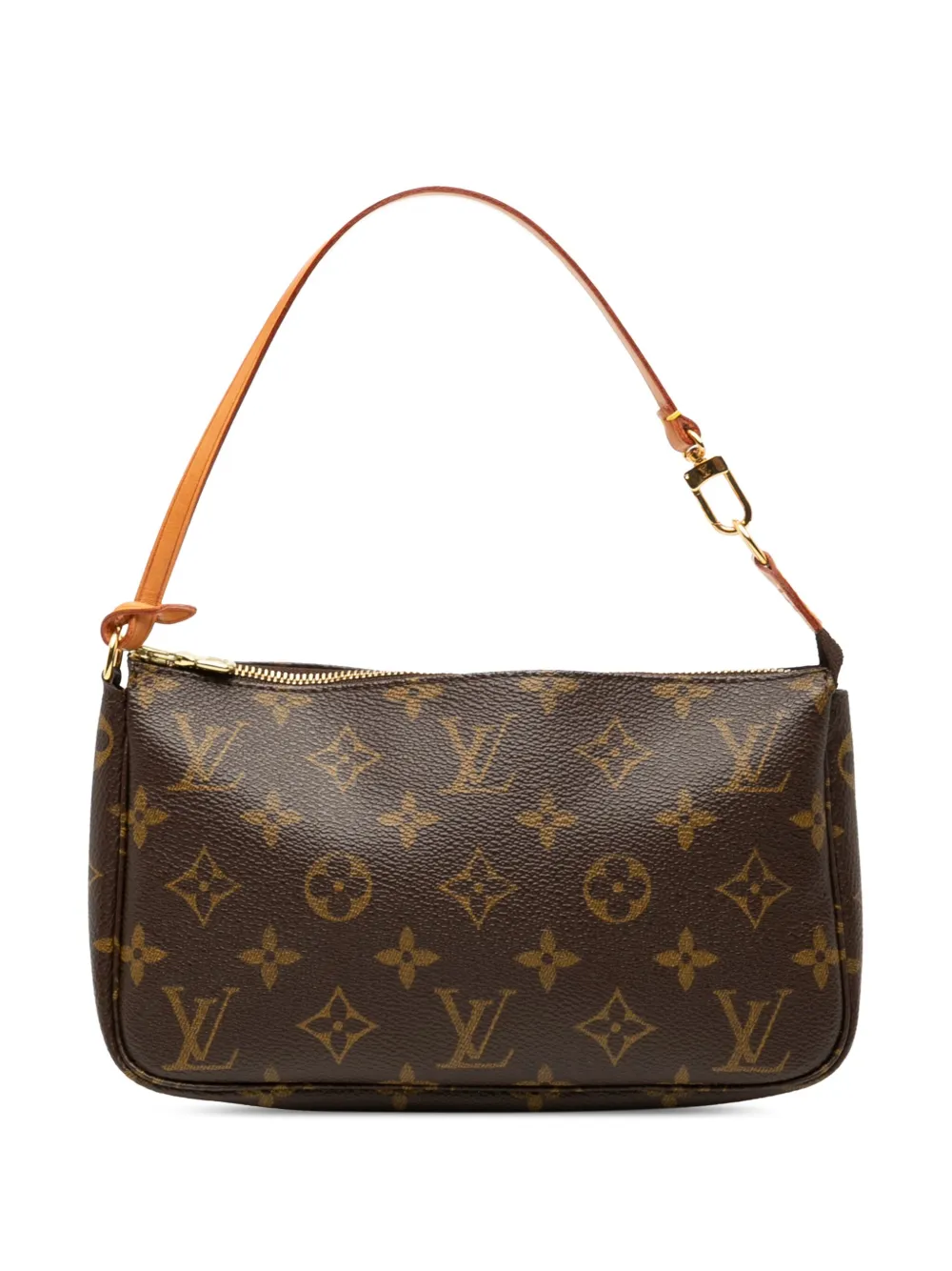 Louis Vuitton Pre-Owned 2001 モノグラム ポシェット アクセソワール ショルダーバッグ - ブラウン Louis Vuitton Pre-Owned 2001 モノグラム ポシェット アクセソワール ショルダーバッグ - ブラウン