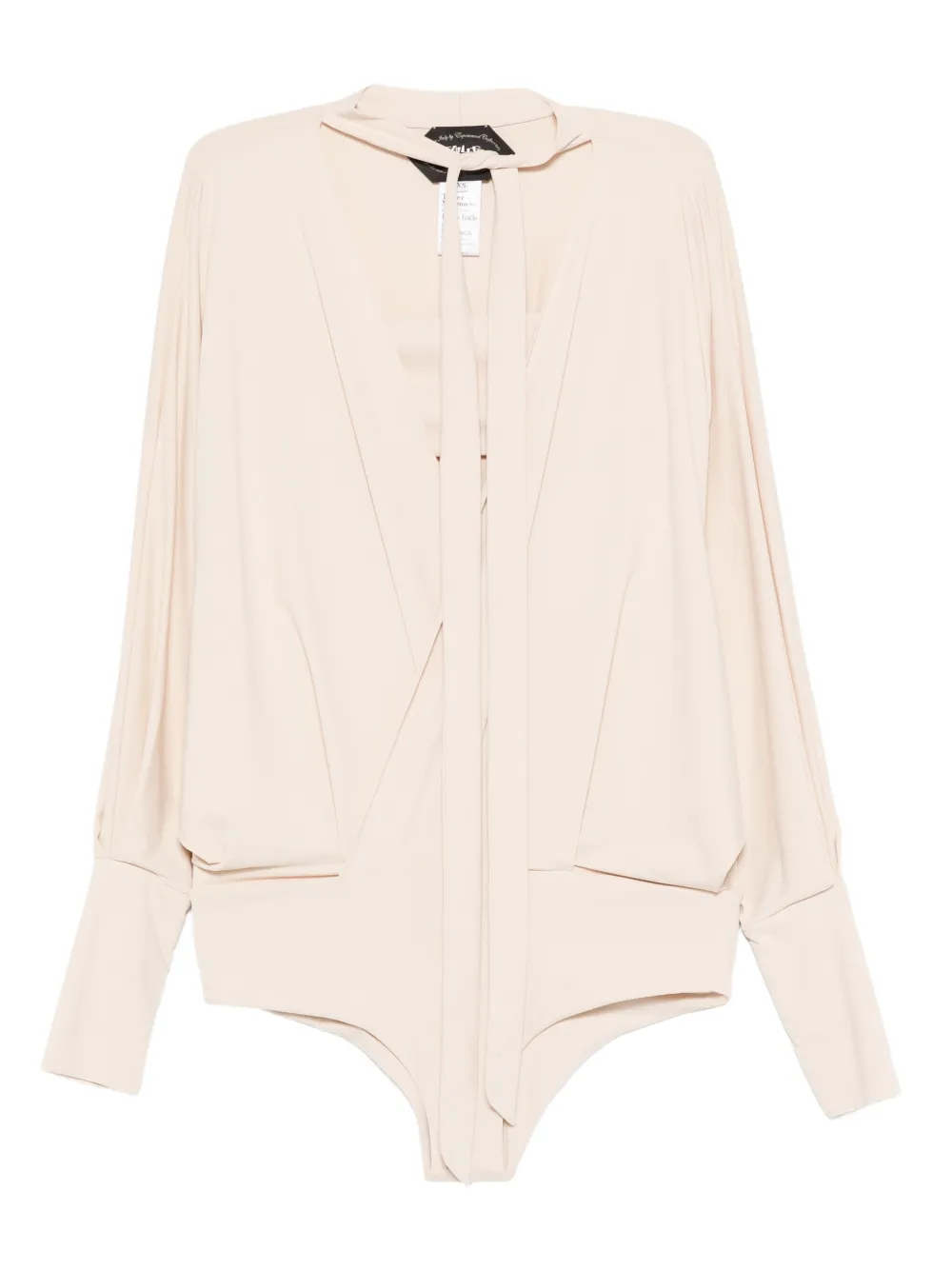 Taller Marmo tie-neck swimsuit - ニュートラル