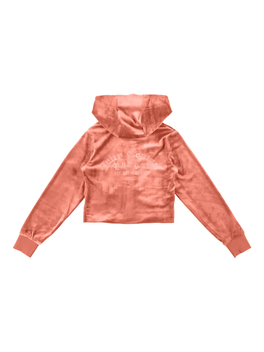 Juicy Couture Kids Hoodie verfraaid met stras Oranje