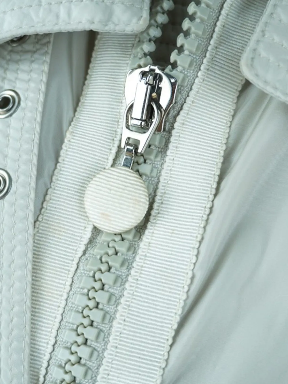 MONCLER VINTAGE Pre-owned Bell-sleeve Wind Jacket In Gray