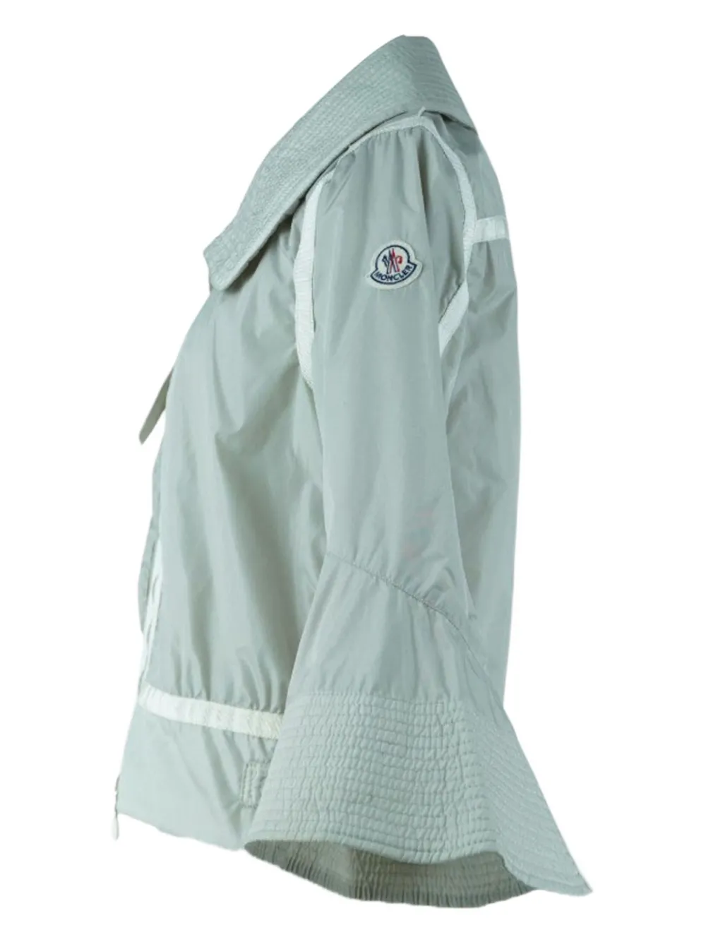 MONCLER VINTAGE Pre-owned Bell-sleeve Wind Jacket In Gray