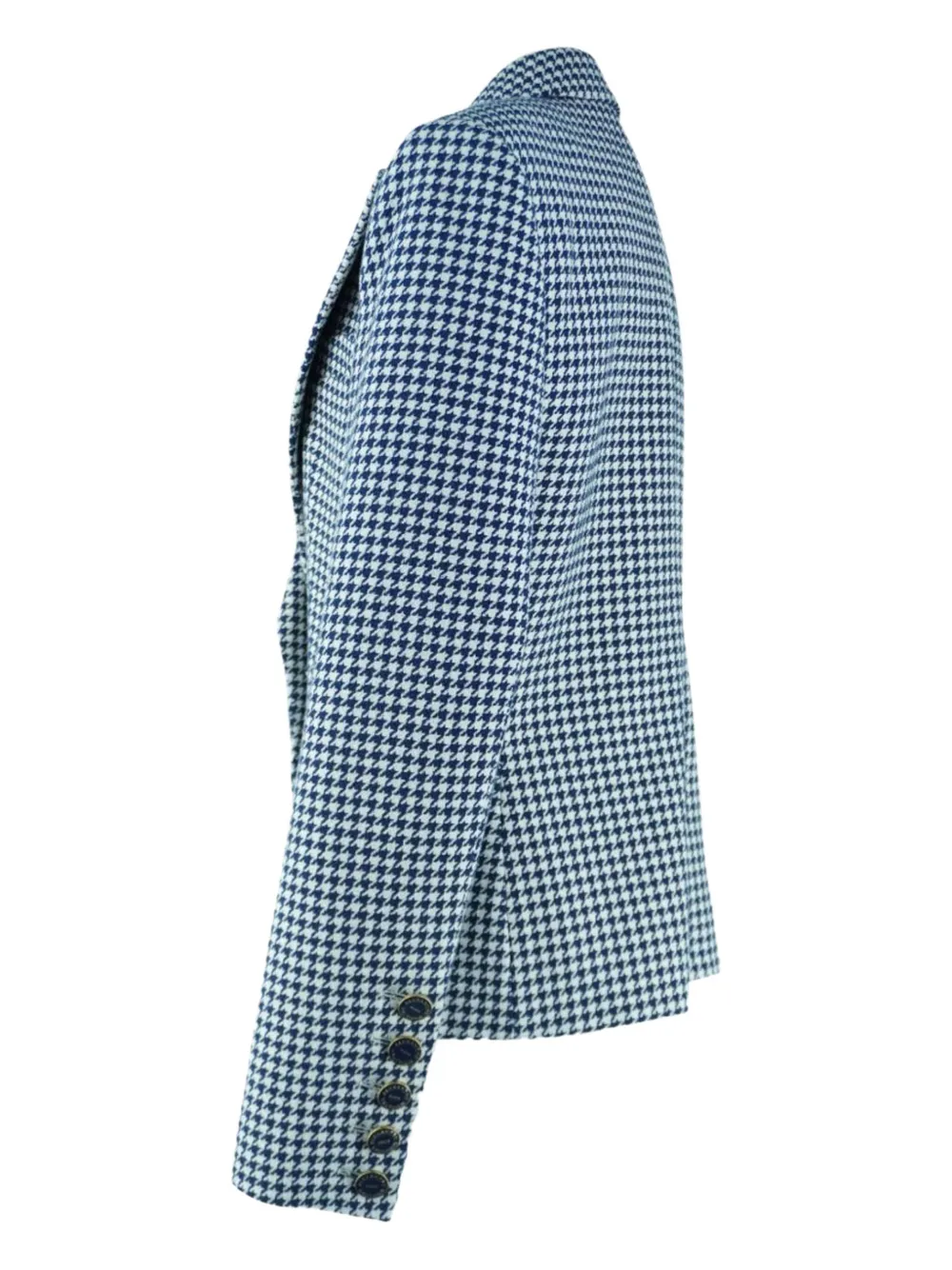 ALEXANDRE VAUTHIER Pre-owned Houndstooth-pattern Blazer In Blue