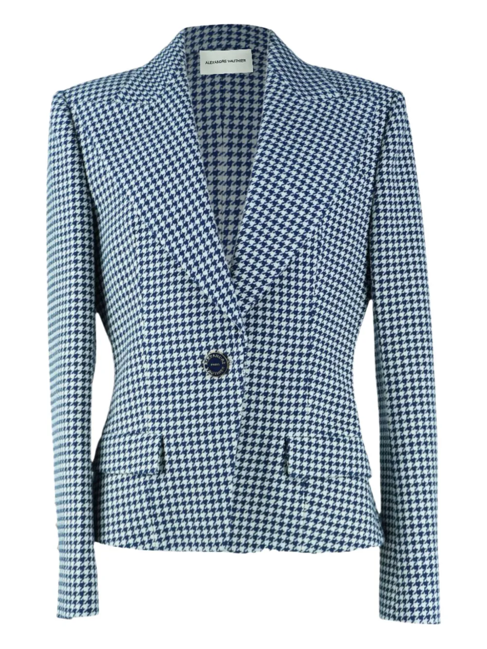 Alexandre Vauthier houndstooth-pattern blazer | azul | Image 1