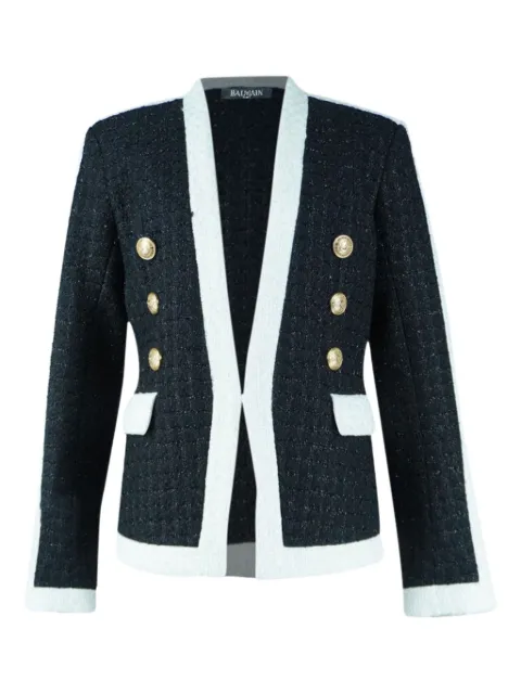Balmain Pre-Owned tweed-fabric jacket