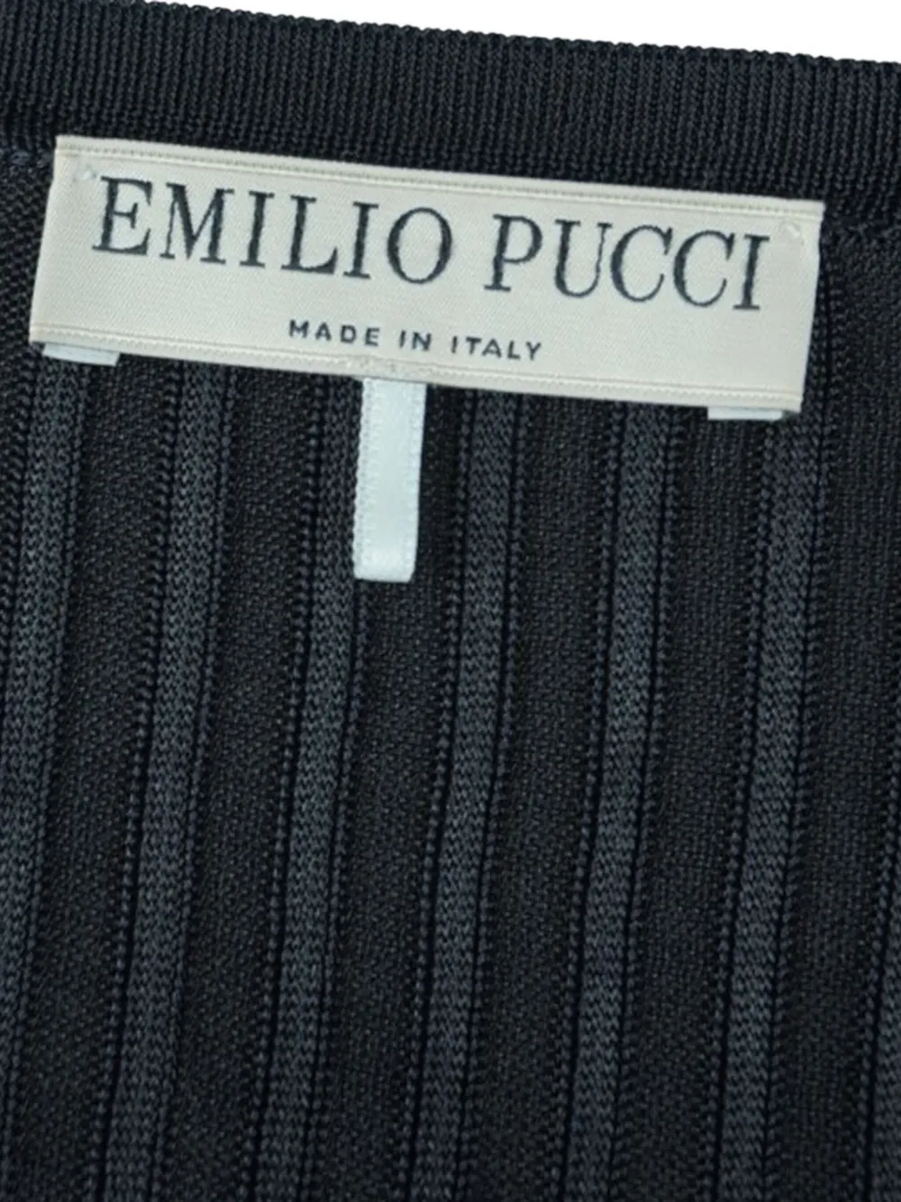 Pre-owned Pucci Button-fastening Cardigan In Black