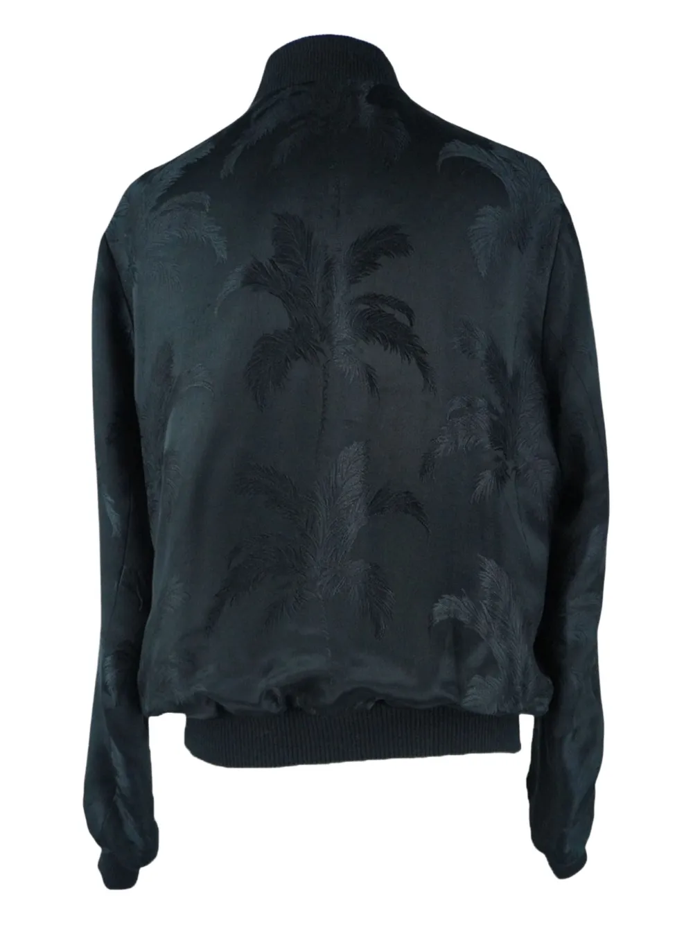 SAINT LAURENT Pre-owned Ribbed-hem Jacket In Black