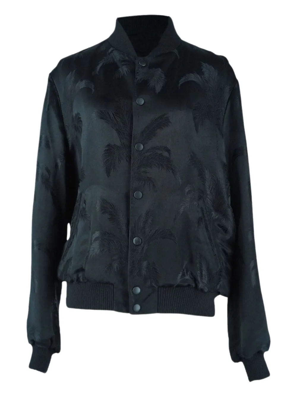 Saint Laurent Pre-Owned リブヘム ジャケット - ブラック