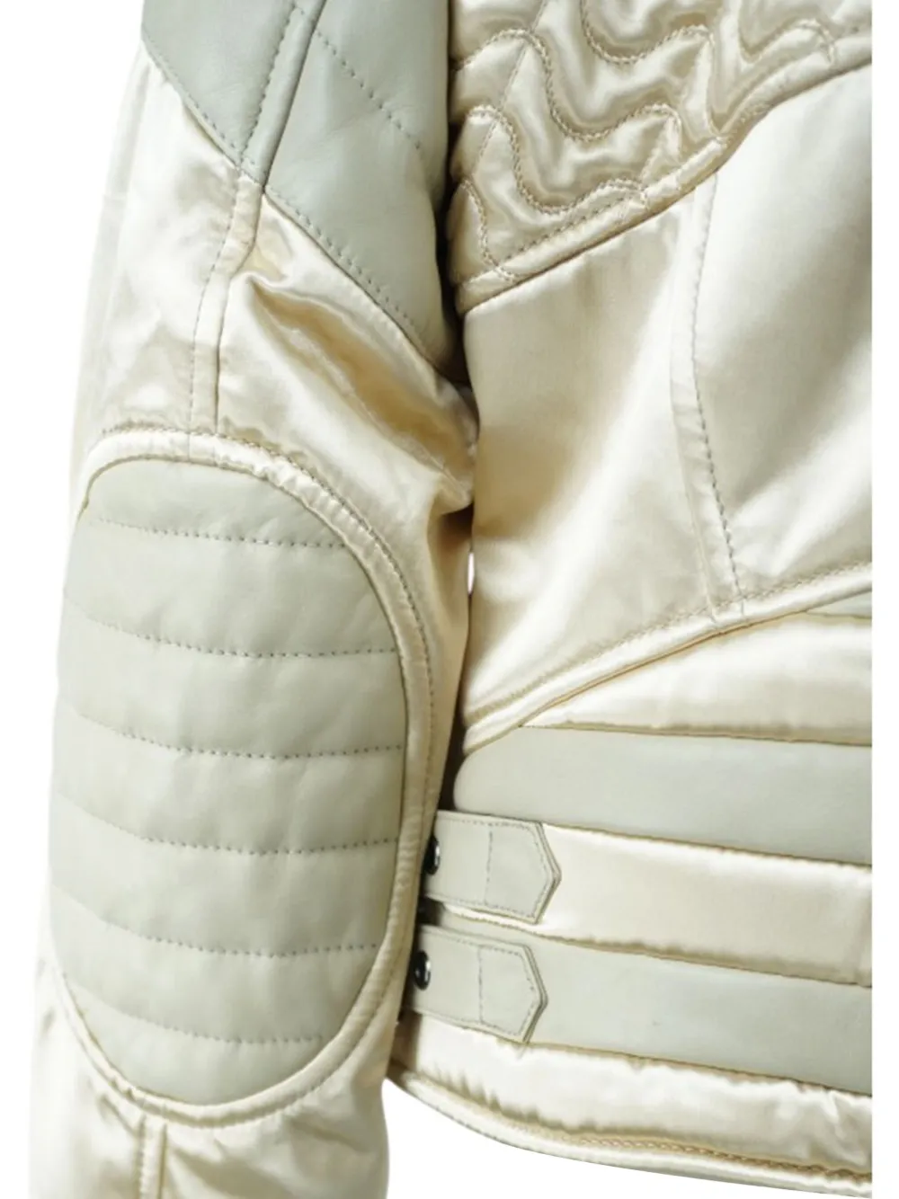 TOM FORD Pre-owned Quilted Biker Jacket In Gold