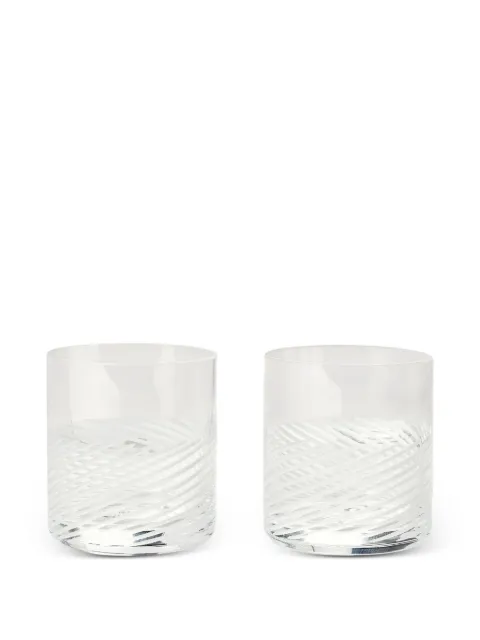 Brunello Cucinelli murano-glass whisky glasses (set of two)