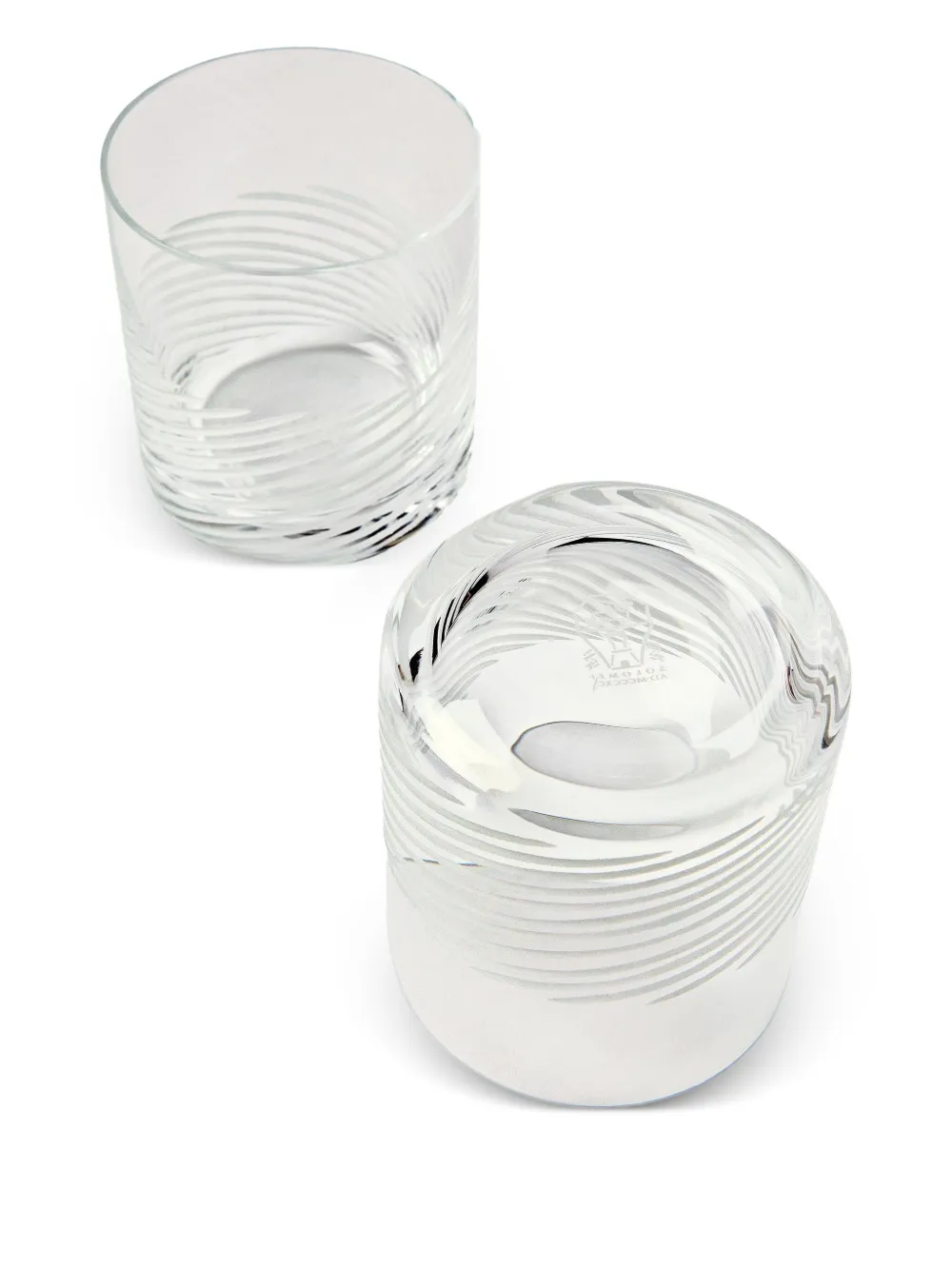 Brunello Cucinelli lot de deux verres à whisky en verre Murano | Verres | Image 2