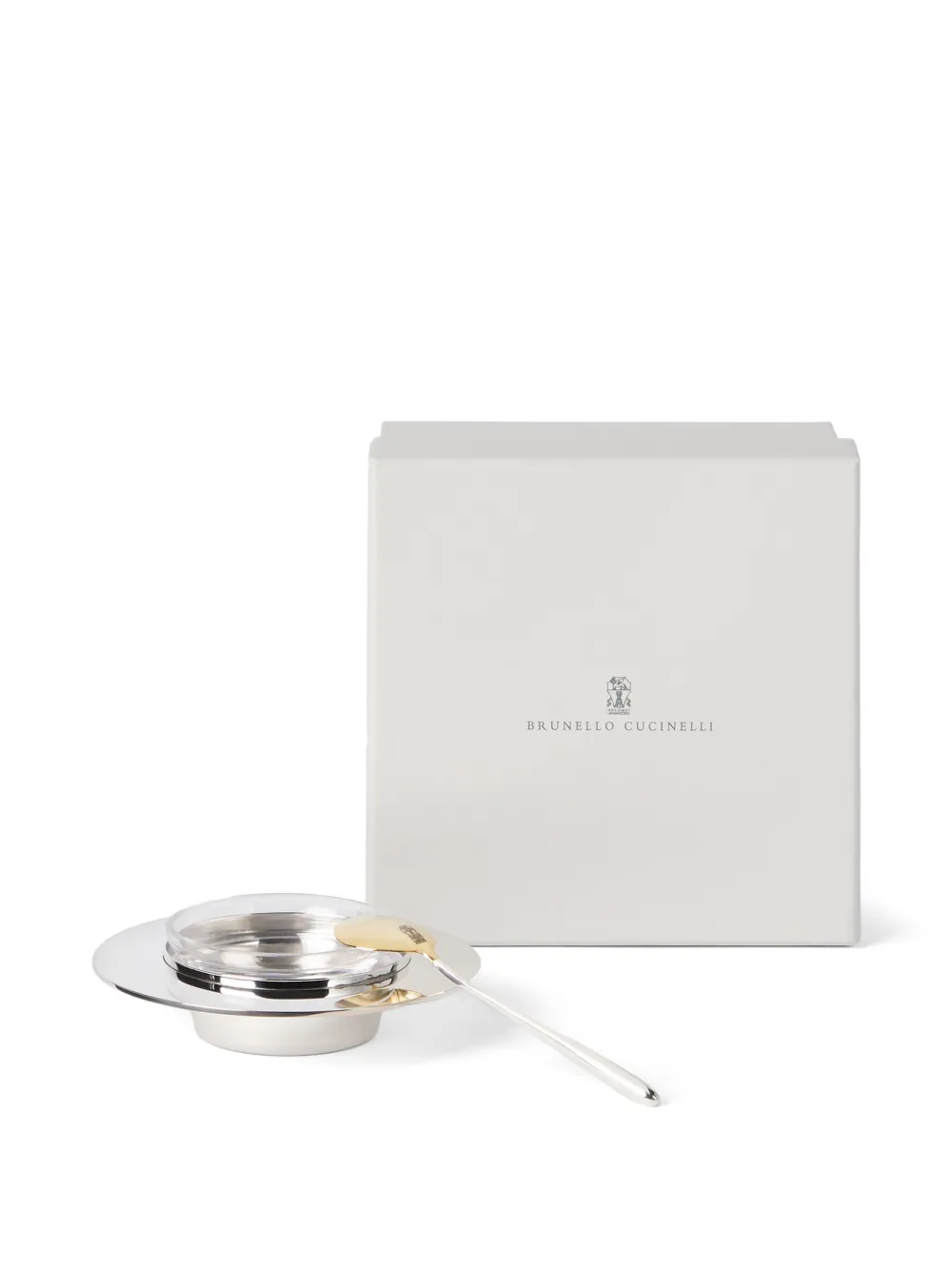 Brunello Cucinelli silver-plated caviar set | Silver | Image 1