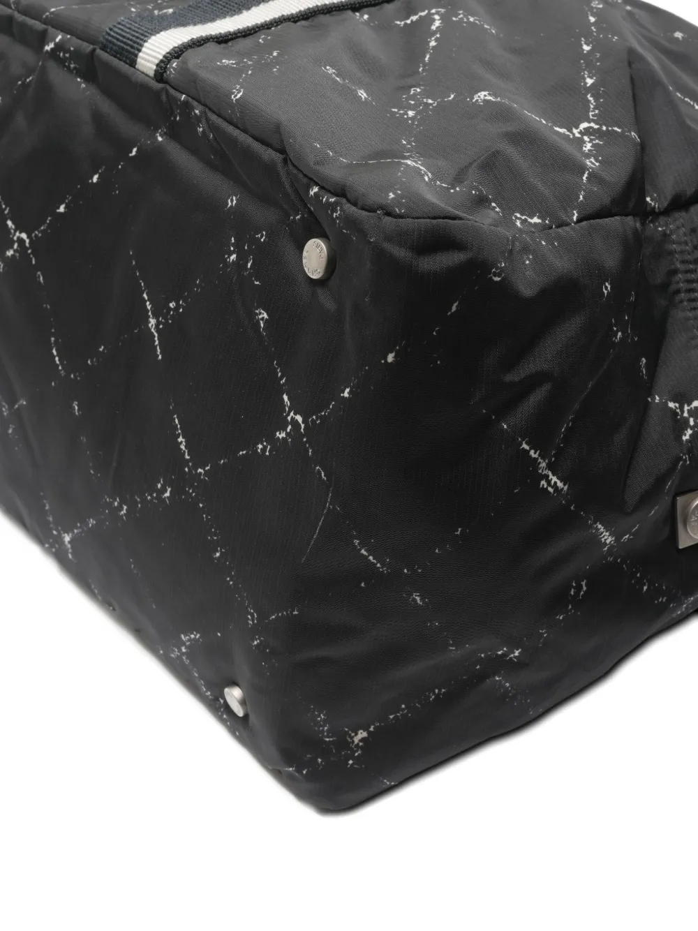 Pre-owned Chanel 2000-2002 Travel Line Luggage Bag In Black