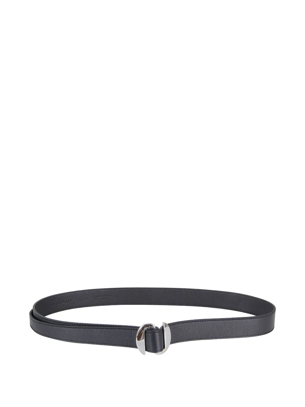Orciani Leather Belt In Black