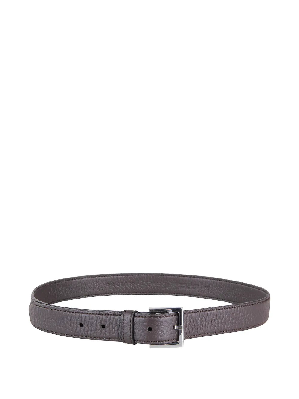 Orciani Buckled Leather Belt In Gray