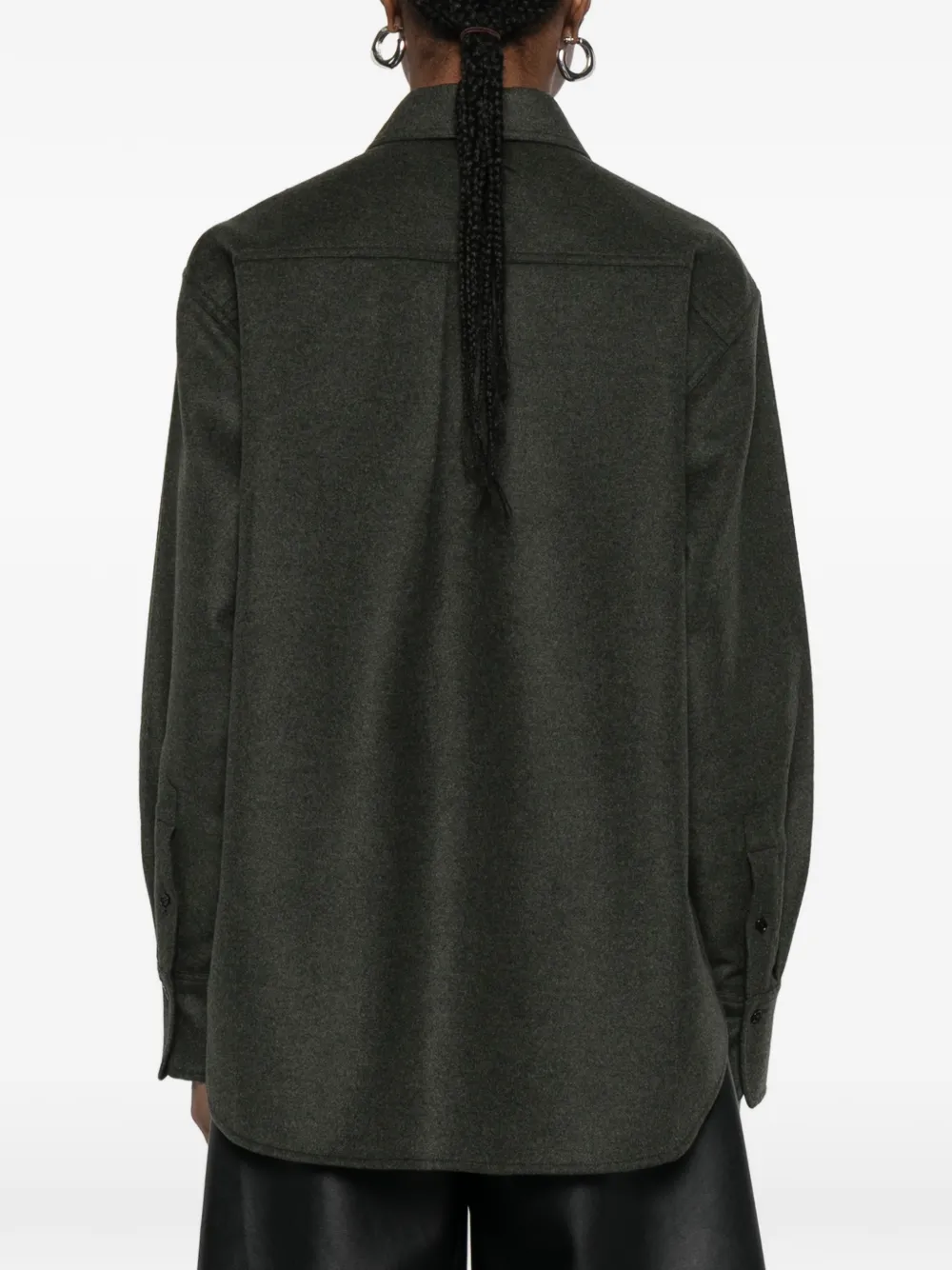 Victoria Beckham Overhemd met zak Groen